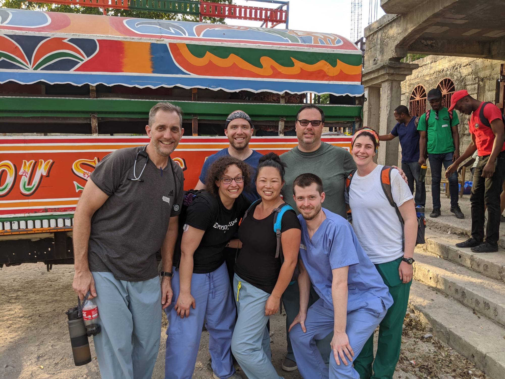 Chris Cox and Others in Haiti